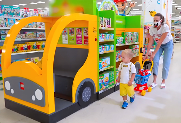 Cách thiết kế cửa hàng đồ chơi trẻ em độc đáo