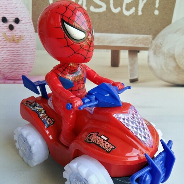 đồ chơi cho bé trai 1 tuổi Moto Spider Man pin sẽ là món quà thú vị cho con yêu