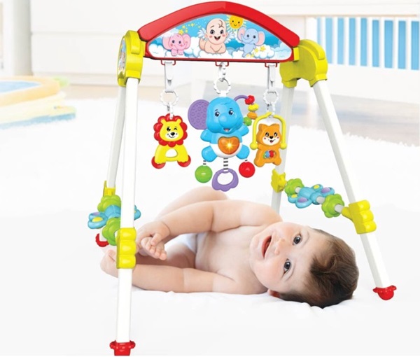 đồ chơi cho bé sơ sinh Ngôi nhà kệ chữ A với nhiều xúc xắc đa dạng màu sắc, có âm thanh thú vị