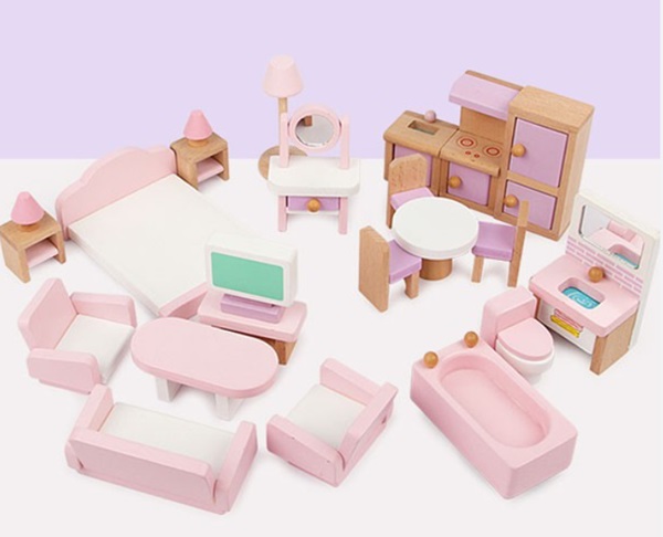 kho sỉ đồ chơi montessori Tăng khả năng tư duy và trí tưởng tượng với bộ ghép đồ chơi nội thất
