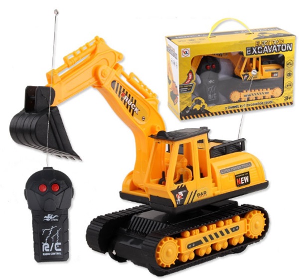đồ chơi cho bé trai 10 tuổi Xe cẩu điều khiển giúp kích thích não bộ, vận động tay và mắt tốt